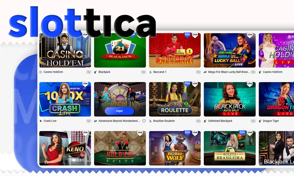 Juegos crupier real